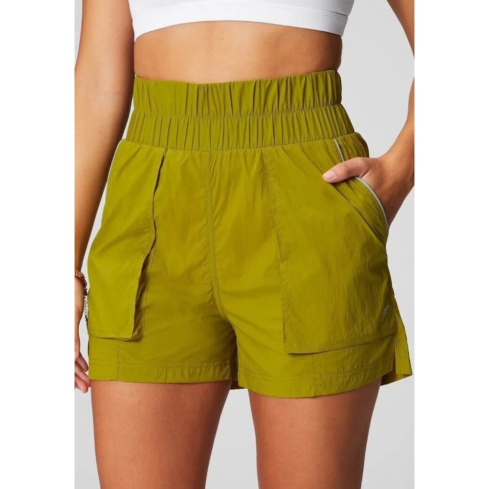 Fabletics Shorts Ultra High Waisted Y2K preppy Short Green Size XXS A005301